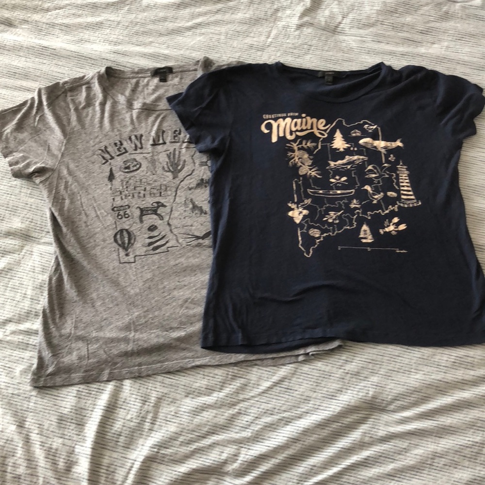 Lot of 2 J Crew T’s